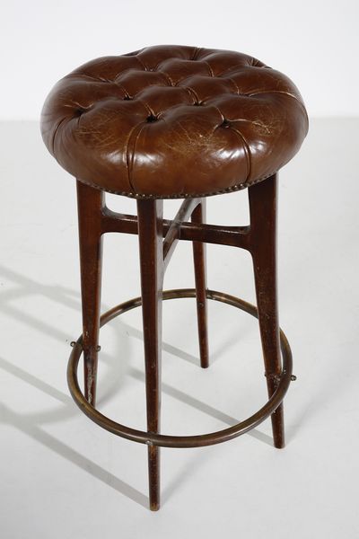 MANIFATTURA ITALIANA : Coppia di sgabelli  - Asta Asta 397 | DESIGN E ARTI DECORATIVE DEL NOVECENTO Online - Associazione Nazionale - Case d'Asta italiane