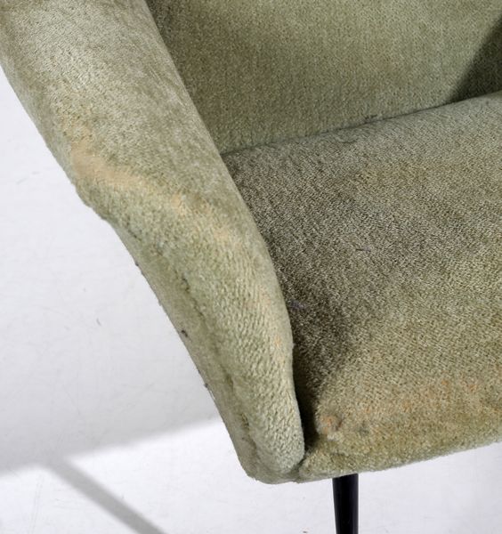 RADICE GIGI (1954 - 2002) : Coppia di poltrone per Minotti  - Asta Asta 397 | DESIGN E ARTI DECORATIVE DEL NOVECENTO Online - Associazione Nazionale - Case d'Asta italiane