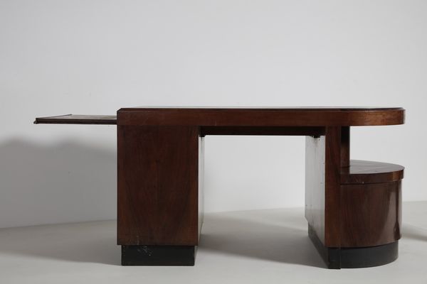 ZAVANELLA  RENZO (1900 - 1988) : Scrivania con sedia  - Asta Asta 397 | DESIGN E ARTI DECORATIVE DEL NOVECENTO Online - Associazione Nazionale - Case d'Asta italiane