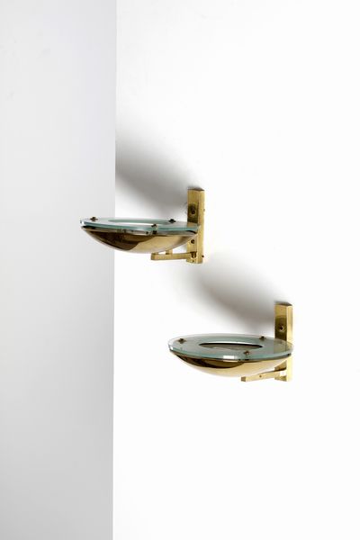 MANIFATTURA ITALIANA : Coppia di lampade da parete  - Asta Asta 397 | DESIGN E ARTI DECORATIVE DEL NOVECENTO Online - Associazione Nazionale - Case d'Asta italiane