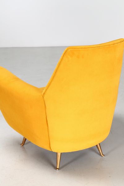 PARISI ICO (1916 - 1996) : Coppia di poltrone  per ISA  - Asta Asta 397 | DESIGN E ARTI DECORATIVE DEL NOVECENTO Online - Associazione Nazionale - Case d'Asta italiane