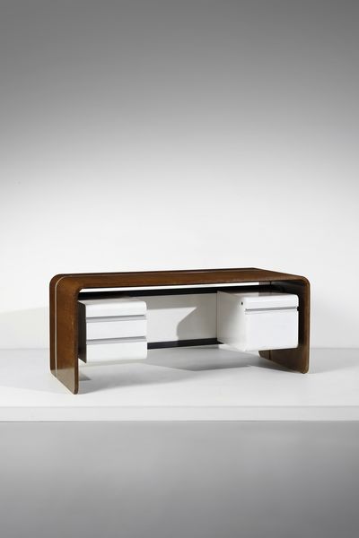 BOYER MICHEL (1935 - 2011) : Scrivania  - Asta Asta 397 | DESIGN E ARTI DECORATIVE DEL NOVECENTO Online - Associazione Nazionale - Case d'Asta italiane