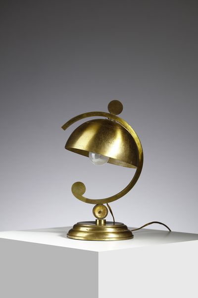 MANIFATTURA TEDESCA : Lampada da tavolo  - Asta Asta 397 | DESIGN E ARTI DECORATIVE DEL NOVECENTO Online - Associazione Nazionale - Case d'Asta italiane