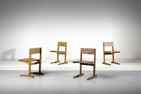 KAUTZ CHRISTOPHER : Quattro sedie Work  - Asta Asta 397 | DESIGN E ARTI DECORATIVE DEL NOVECENTO Online - Associazione Nazionale - Case d'Asta italiane