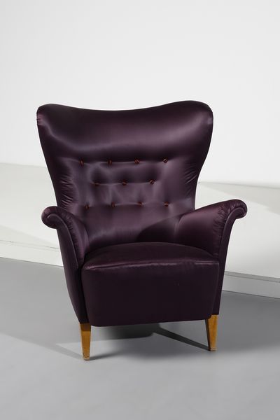 MALMSTEN CARL (1888 - 1972) : Poltrona e divano  - Asta Asta 397 | DESIGN E ARTI DECORATIVE DEL NOVECENTO Online - Associazione Nazionale - Case d'Asta italiane