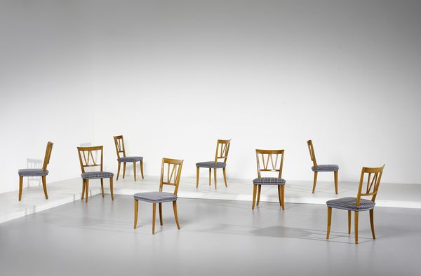 MALMSTEN CARL (1888 - 1972) : Otto sedie per Malmsten  - Asta Asta 397 | DESIGN E ARTI DECORATIVE DEL NOVECENTO Online - Associazione Nazionale - Case d'Asta italiane