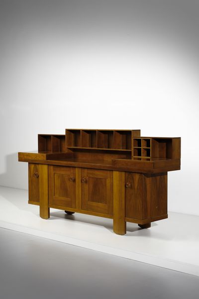 MICHELUCCI GIOVANNI (1891 - 1990) : Credenza con mensola Torbecchia per Poltronova  - Asta Asta 397 | DESIGN E ARTI DECORATIVE DEL NOVECENTO Online - Associazione Nazionale - Case d'Asta italiane