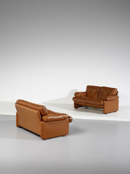 SCARPA AFRA (1937 -2011) & TOBIA (n. 1935) : Due divani Coronado per C&B  - Asta Asta 397 | DESIGN E ARTI DECORATIVE DEL NOVECENTO Online - Associazione Nazionale - Case d'Asta italiane