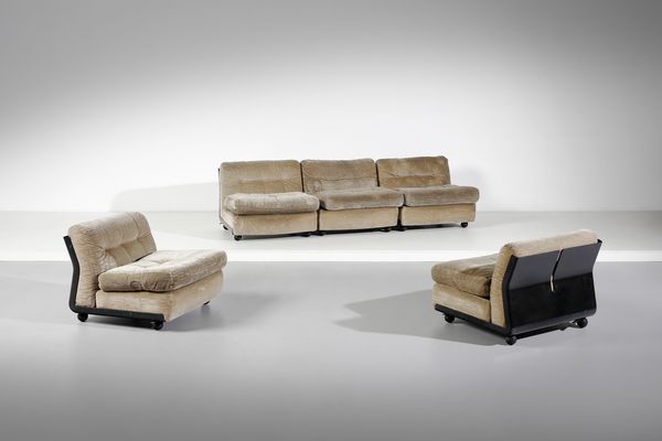 BELLINI MARIO (n. 1935) : Cinque poltrone Amanta per C&B  - Asta Asta 397 | DESIGN E ARTI DECORATIVE DEL NOVECENTO Online - Associazione Nazionale - Case d'Asta italiane