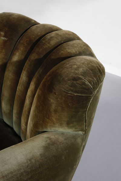 BORSANI OSVALDO (1911 - 1985) : attribuito. Tre poltrone  - Asta Asta 397 | DESIGN E ARTI DECORATIVE DEL NOVECENTO Online - Associazione Nazionale - Case d'Asta italiane