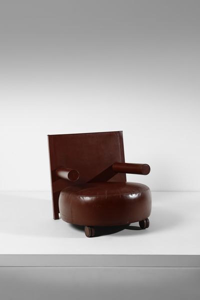 CITTERIO ANTONIO (n. 1950) : Poltrona Baisity per B&B  - Asta Asta 397 | DESIGN E ARTI DECORATIVE DEL NOVECENTO Online - Associazione Nazionale - Case d'Asta italiane