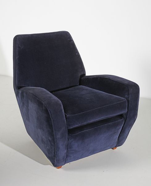 DETTI EDOARDO (1913 - 1984) : Coppia di poltrone  - Asta Asta 397 | DESIGN E ARTI DECORATIVE DEL NOVECENTO Online - Associazione Nazionale - Case d'Asta italiane