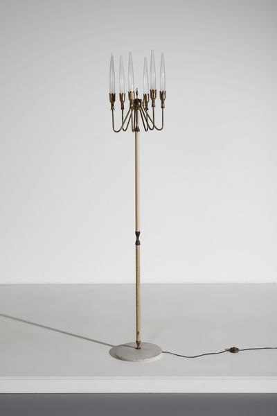 LELII ANGELO (1911 - 1979) : Lampada da terra per Arredoluce, Monza  - Asta Asta 397 | DESIGN E ARTI DECORATIVE DEL NOVECENTO Online - Associazione Nazionale - Case d'Asta italiane