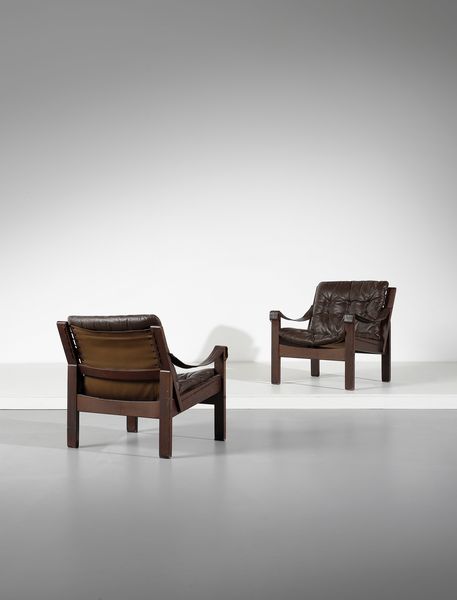 DE SEDE : Coppia di poltroncine  - Asta Asta 397 | DESIGN E ARTI DECORATIVE DEL NOVECENTO Online - Associazione Nazionale - Case d'Asta italiane