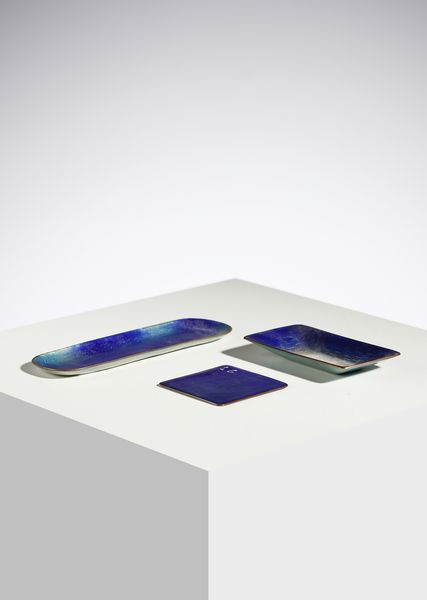 DE POLI PAOLO (1905 - 1996) : Tre portaoggetti  - Asta Asta 397 | DESIGN E ARTI DECORATIVE DEL NOVECENTO Online - Associazione Nazionale - Case d'Asta italiane