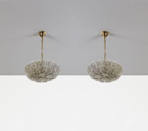 BAROVIER ERCOLE (1889 - 1974) - Coppia di lampade a sospensione