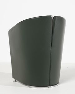 FAVARETTO & PARTNERS : Coppia di poltrone Podium per Estel  - Asta Asta 397 | DESIGN E ARTI DECORATIVE DEL NOVECENTO Online - Associazione Nazionale - Case d'Asta italiane