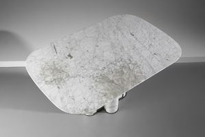 AULENTI GAE (1927 - 2012) : attribuito.Tavolo  - Asta Asta 397 | DESIGN E ARTI DECORATIVE DEL NOVECENTO Online - Associazione Nazionale - Case d'Asta italiane