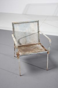 MANIFATTURA ITALIANA : Panca con coppia di poltrone  - Asta Asta 397 | DESIGN E ARTI DECORATIVE DEL NOVECENTO Online - Associazione Nazionale - Case d'Asta italiane