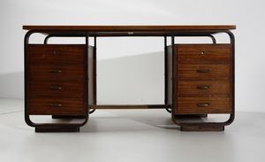 PAGANO POGATSHNING GIUSEPPE (1896 - 1945) : Scrivania per Maggioni  - Asta Asta 397 | DESIGN E ARTI DECORATIVE DEL NOVECENTO Online - Associazione Nazionale - Case d'Asta italiane