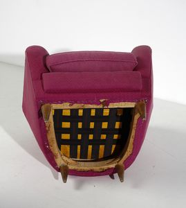 PARISI ICO (1916 - 1996) : Coppia di poltrone per Ariberto Colombo  - Asta Asta 397 | DESIGN E ARTI DECORATIVE DEL NOVECENTO Online - Associazione Nazionale - Case d'Asta italiane