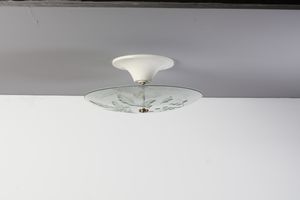 CHIESA PIETRO (1892 - 1948) : Lampada a plafoniera per Fontana Arte  - Asta Asta 397 | DESIGN E ARTI DECORATIVE DEL NOVECENTO Online - Associazione Nazionale - Case d'Asta italiane
