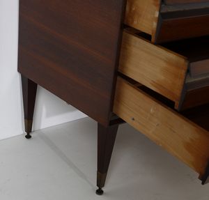 MANIFATTURA ITALIANA : Cassettiera con specchio  - Asta Asta 397 | DESIGN E ARTI DECORATIVE DEL NOVECENTO Online - Associazione Nazionale - Case d'Asta italiane