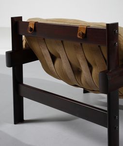 LAFER PERCIVAL (n. 1936) : Coppia di poltrone per Lafer MP  - Asta Asta 397 | DESIGN E ARTI DECORATIVE DEL NOVECENTO Online - Associazione Nazionale - Case d'Asta italiane