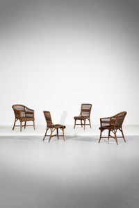 FREY ENRICO - Quattro poltroncine