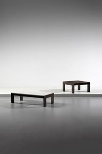 SCARPA AFRA (1937 -2011) & TOBIA (n. 1935) - Due tavolini Bastiano