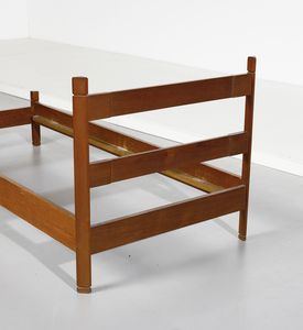 CLAUSEN JORGEN : Coppia di letti singoli per Brande  - Asta Asta 397 | DESIGN E ARTI DECORATIVE DEL NOVECENTO Online - Associazione Nazionale - Case d'Asta italiane