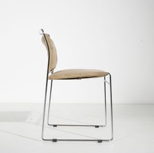 TAKAHAMA KAZUHIDE (n. 1930) : Sei sedie Tulu per Gavina  - Asta Asta 397 | DESIGN E ARTI DECORATIVE DEL NOVECENTO Online - Associazione Nazionale - Case d'Asta italiane