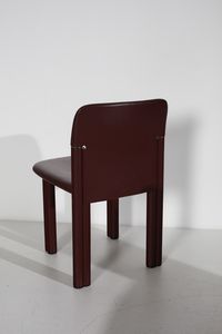 SCARPA AFRA (1937 -2011) & TOBIA (n. 1935) : Otto sedie Caia per Meritalia B&B  - Asta Asta 397 | DESIGN E ARTI DECORATIVE DEL NOVECENTO Online - Associazione Nazionale - Case d'Asta italiane