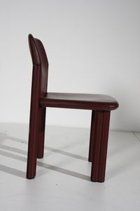 SCARPA AFRA (1937 -2011) & TOBIA (n. 1935) : Otto sedie Caia per Meritalia B&B  - Asta Asta 397 | DESIGN E ARTI DECORATIVE DEL NOVECENTO Online - Associazione Nazionale - Case d'Asta italiane