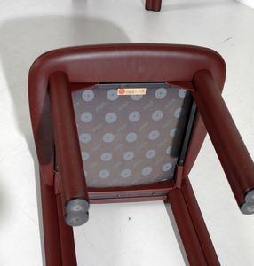 SCARPA AFRA (1937 -2011) & TOBIA (n. 1935) : Otto sedie Caia per Meritalia B&B  - Asta Asta 397 | DESIGN E ARTI DECORATIVE DEL NOVECENTO Online - Associazione Nazionale - Case d'Asta italiane