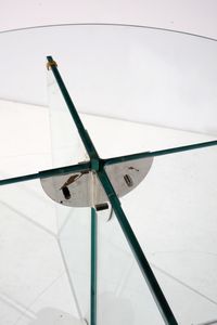 CRISTAL ART : attribuito. Tavolo  - Asta Asta 397 | DESIGN E ARTI DECORATIVE DEL NOVECENTO Online - Associazione Nazionale - Case d'Asta italiane