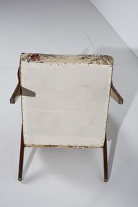 MANIFATTURA ITALIANA : Coppia di poltrone  - Asta Asta 397 | DESIGN E ARTI DECORATIVE DEL NOVECENTO Online - Associazione Nazionale - Case d'Asta italiane