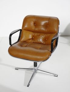 POLLOCK CHARLES (1930 - 2013) : Sei poltroncine girevoli Kiga per Knoll  - Asta Asta 397 | DESIGN E ARTI DECORATIVE DEL NOVECENTO Online - Associazione Nazionale - Case d'Asta italiane