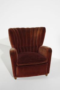 BORSANI OSVALDO (1911 - 1985) : Coppia di poltrone  - Asta Asta 397 | DESIGN E ARTI DECORATIVE DEL NOVECENTO Online - Associazione Nazionale - Case d'Asta italiane