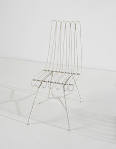 CARMINATI LIO : attribuito. Quattro sedie per Casa & Giardino  - Asta Asta 397 | DESIGN E ARTI DECORATIVE DEL NOVECENTO Online - Associazione Nazionale - Case d'Asta italiane