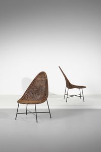 HORLIN-HOLMQUIST KERSTIN (1925 - 1997) - Coppia di poltroncine per Stora Kraal