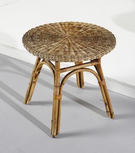 PAOLI EMILIO (1874 - 1945) : Coppia di poltroncine con tavolino  - Asta Asta 397 | DESIGN E ARTI DECORATIVE DEL NOVECENTO Online - Associazione Nazionale - Case d'Asta italiane