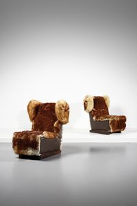 GELLNER EDOARDO (1909 - 2004) : Coppia di poltrone  - Asta Asta 397 | DESIGN E ARTI DECORATIVE DEL NOVECENTO Online - Associazione Nazionale - Case d'Asta italiane