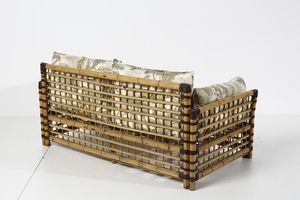 SMANIA ALBERTO : Divano  - Asta Asta 397 | DESIGN E ARTI DECORATIVE DEL NOVECENTO Online - Associazione Nazionale - Case d'Asta italiane