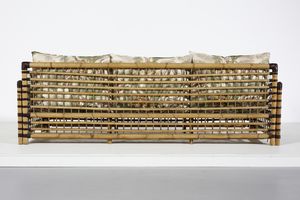 SMANIA ALBERTO : Divano  - Asta Asta 397 | DESIGN E ARTI DECORATIVE DEL NOVECENTO Online - Associazione Nazionale - Case d'Asta italiane