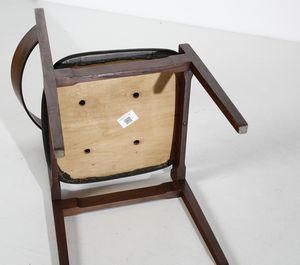 FRATTINI GIANFRANCO (1926 - 2004) : Quattro sedie 101 per Figli di Amedeo Cassina  - Asta Asta 397 | DESIGN E ARTI DECORATIVE DEL NOVECENTO Online - Associazione Nazionale - Case d'Asta italiane