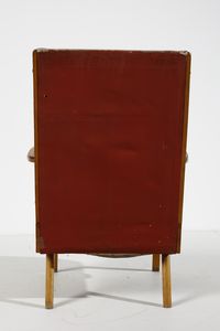 MANIFATTURA ITALIANA : Coppia di poltrone  - Asta Asta 397 | DESIGN E ARTI DECORATIVE DEL NOVECENTO Online - Associazione Nazionale - Case d'Asta italiane