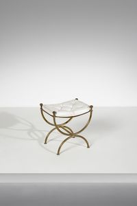 MAISON JANSEN - attribuito. Sgabello