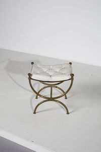 MAISON JANSEN : attribuito. Sgabello  - Asta Asta 397 | DESIGN E ARTI DECORATIVE DEL NOVECENTO Online - Associazione Nazionale - Case d'Asta italiane