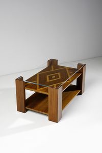 OFFICINA RIVADOSSI : Tavolino da salotto  - Asta Asta 397 | DESIGN E ARTI DECORATIVE DEL NOVECENTO Online - Associazione Nazionale - Case d'Asta italiane